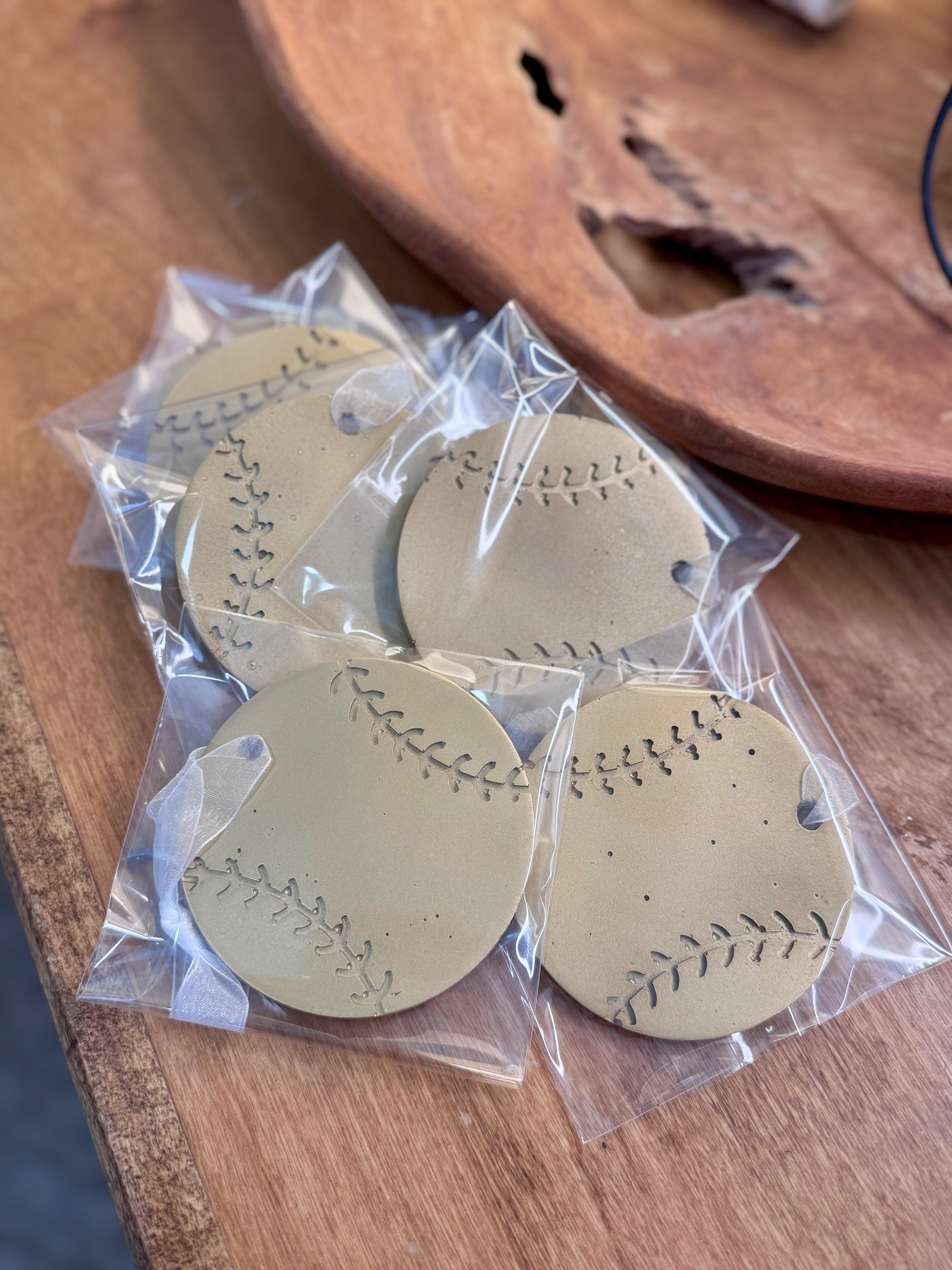 Wreath Ornament - Baseball