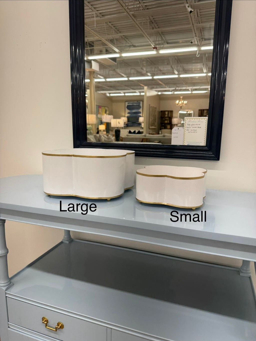 Quatrefoil Cachepot - 2 Sizes