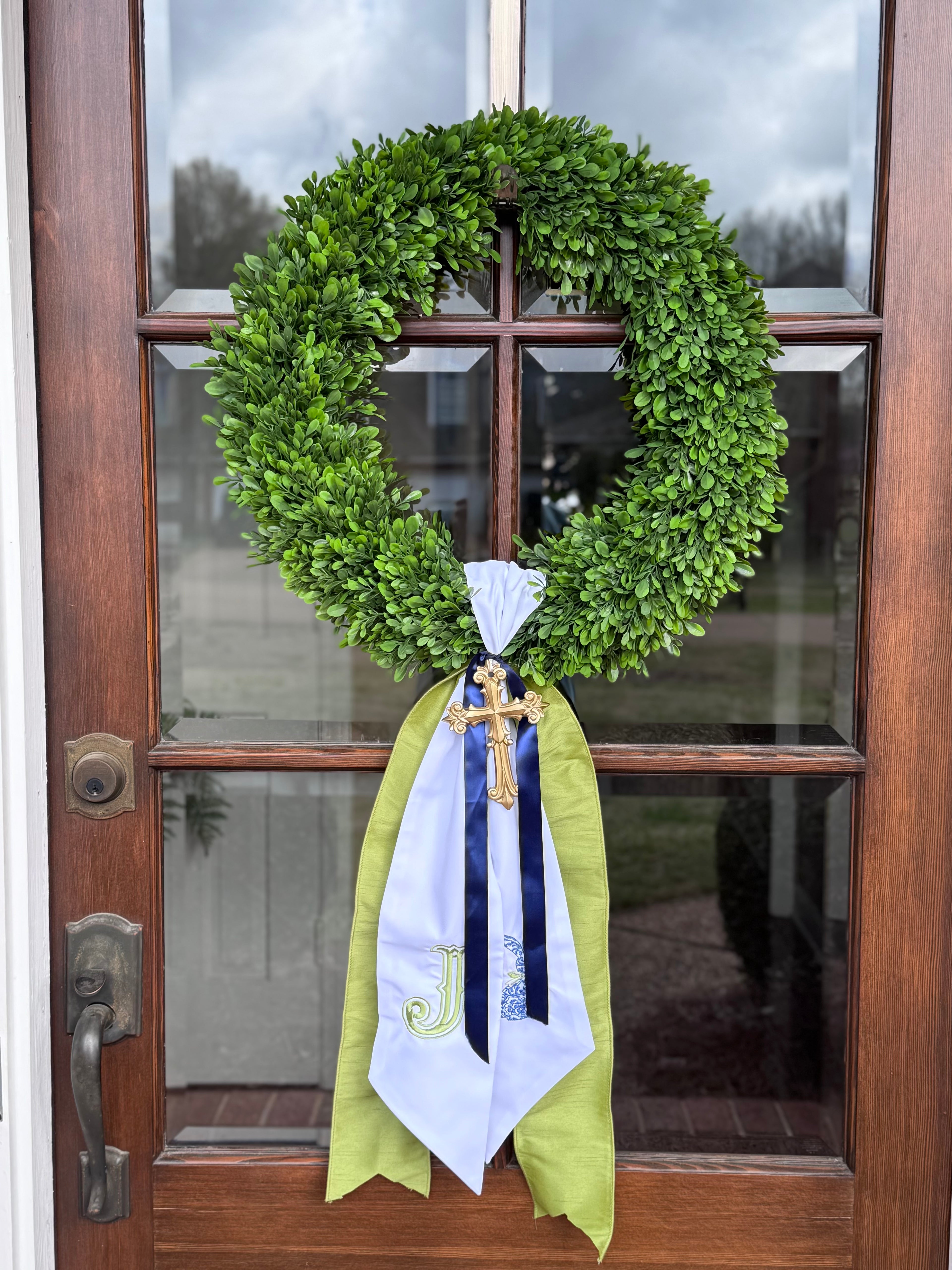 Wreath Ornament - Cross