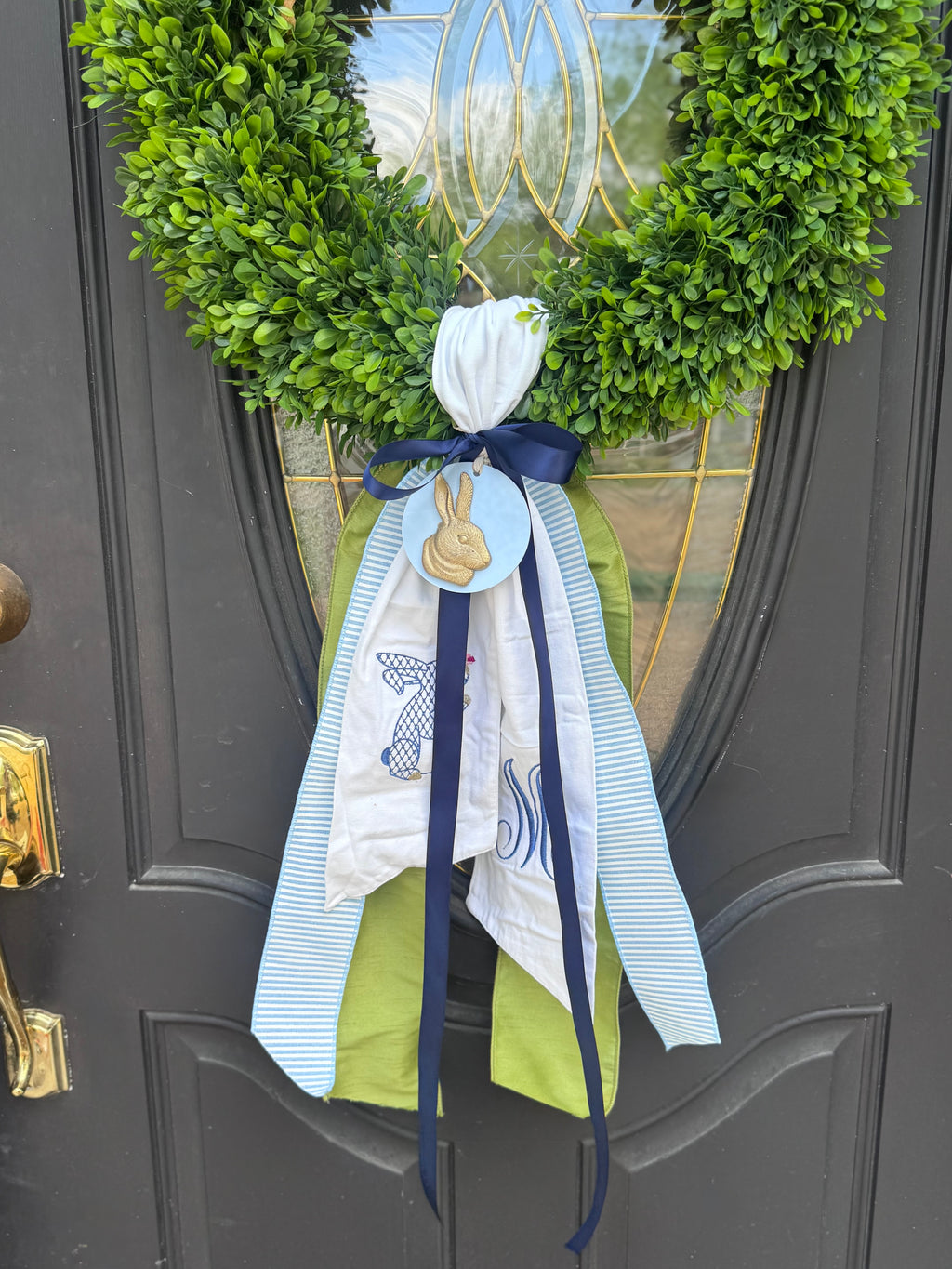 Wreath Ornament - Small Bunny