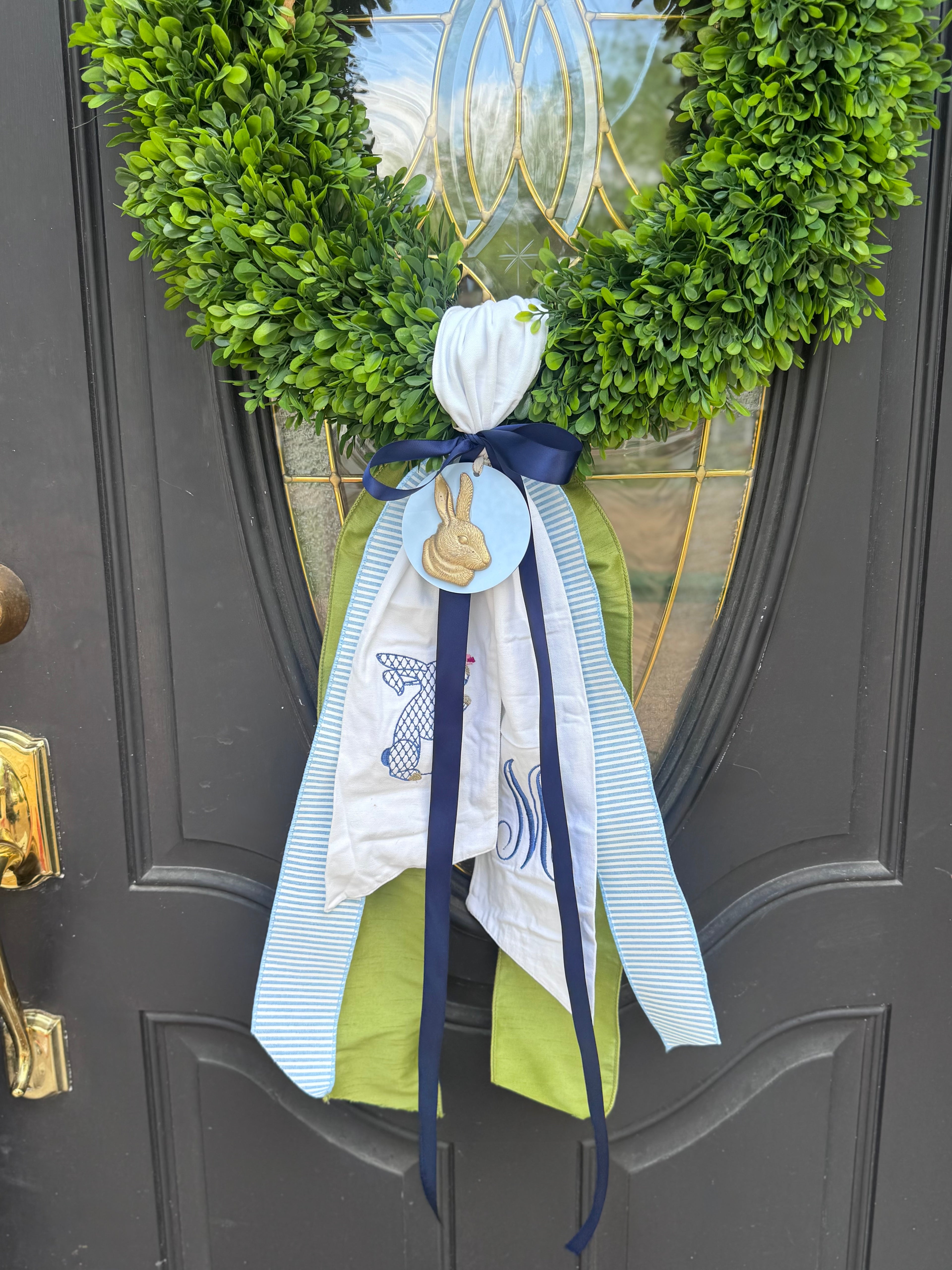 Wreath Ornament - Small Bunny