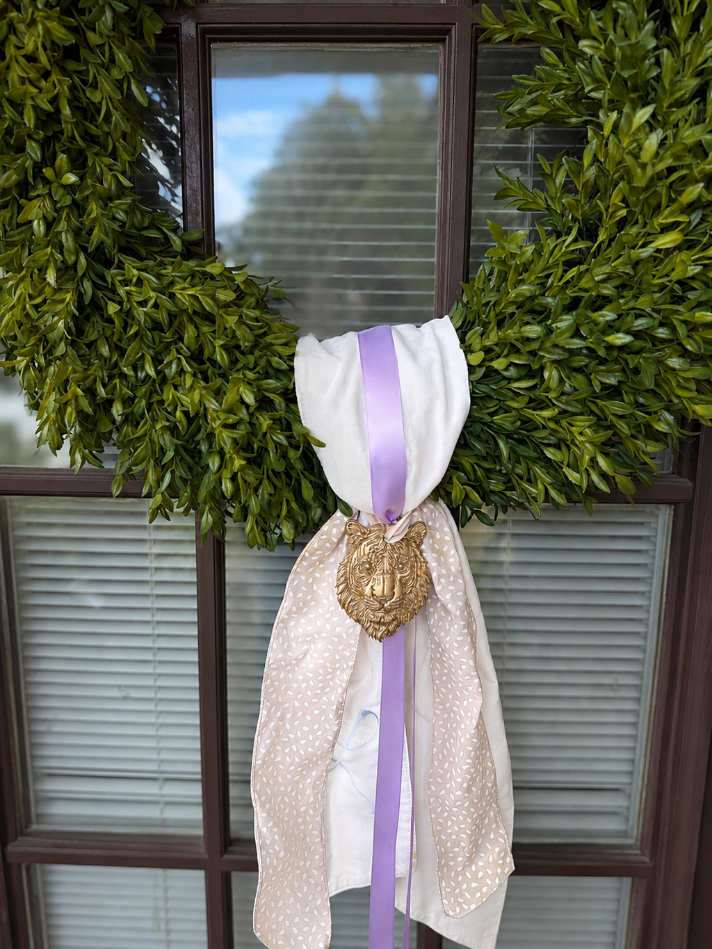Wreath Ornament - Tiger