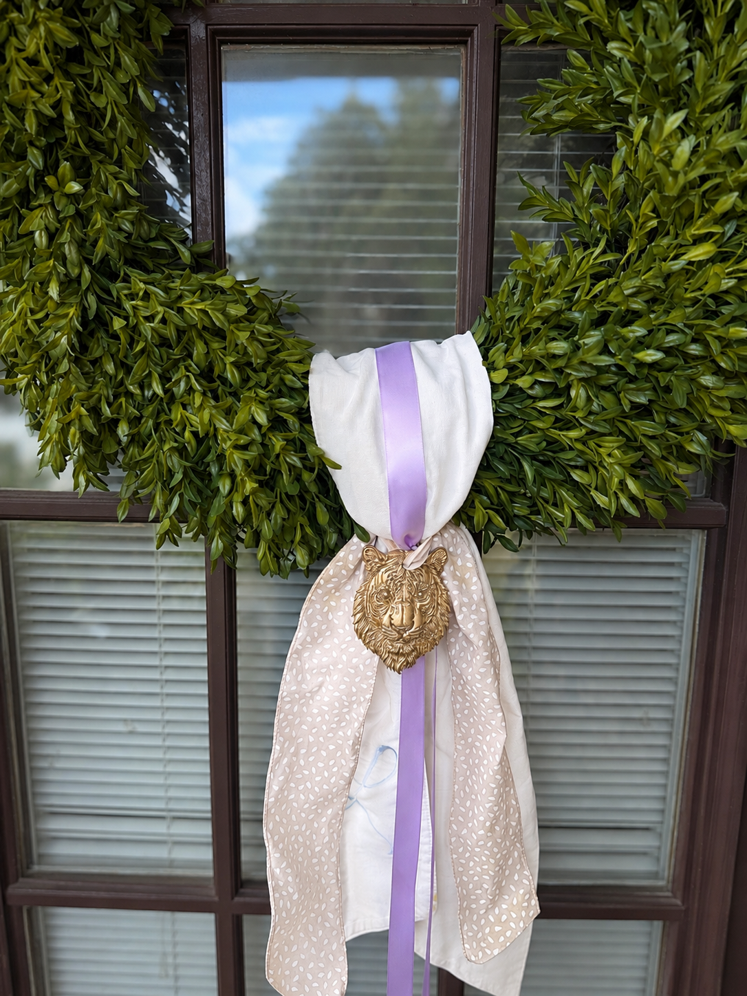 Wreath Ornament - Tiger