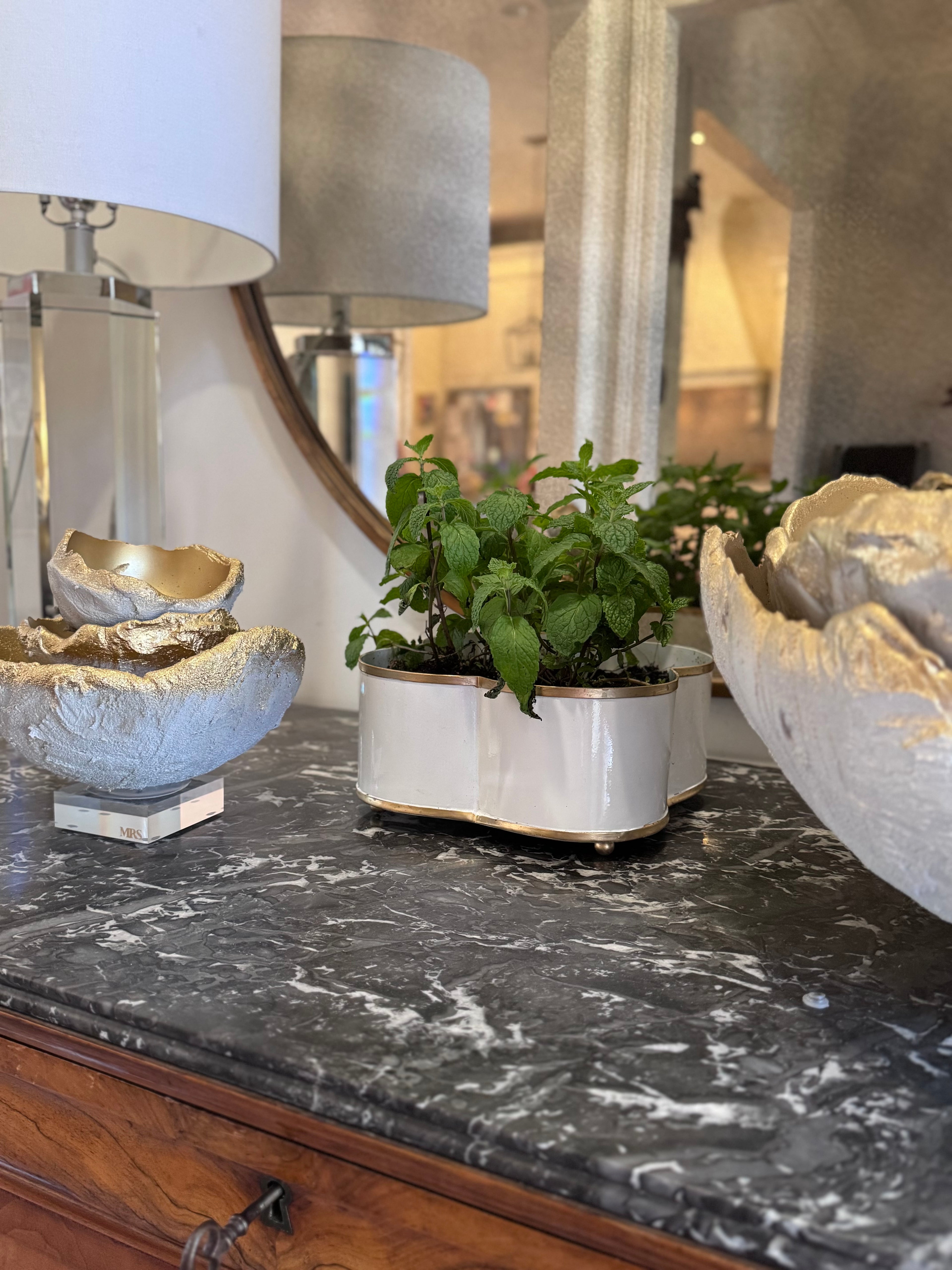 Quatrefoil Cachepot - 2 Sizes