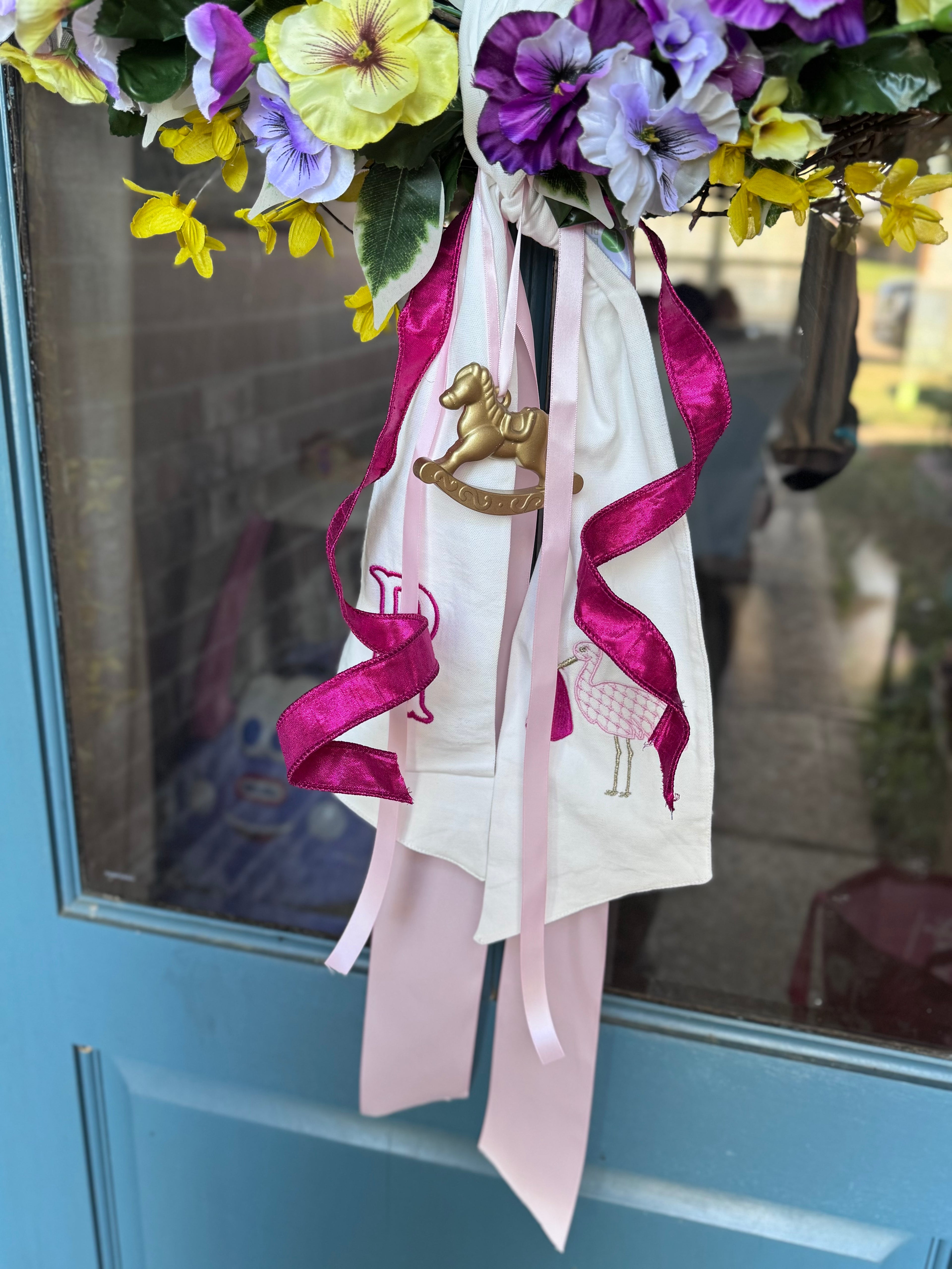 Wreath Ornament - Rocking Horse
