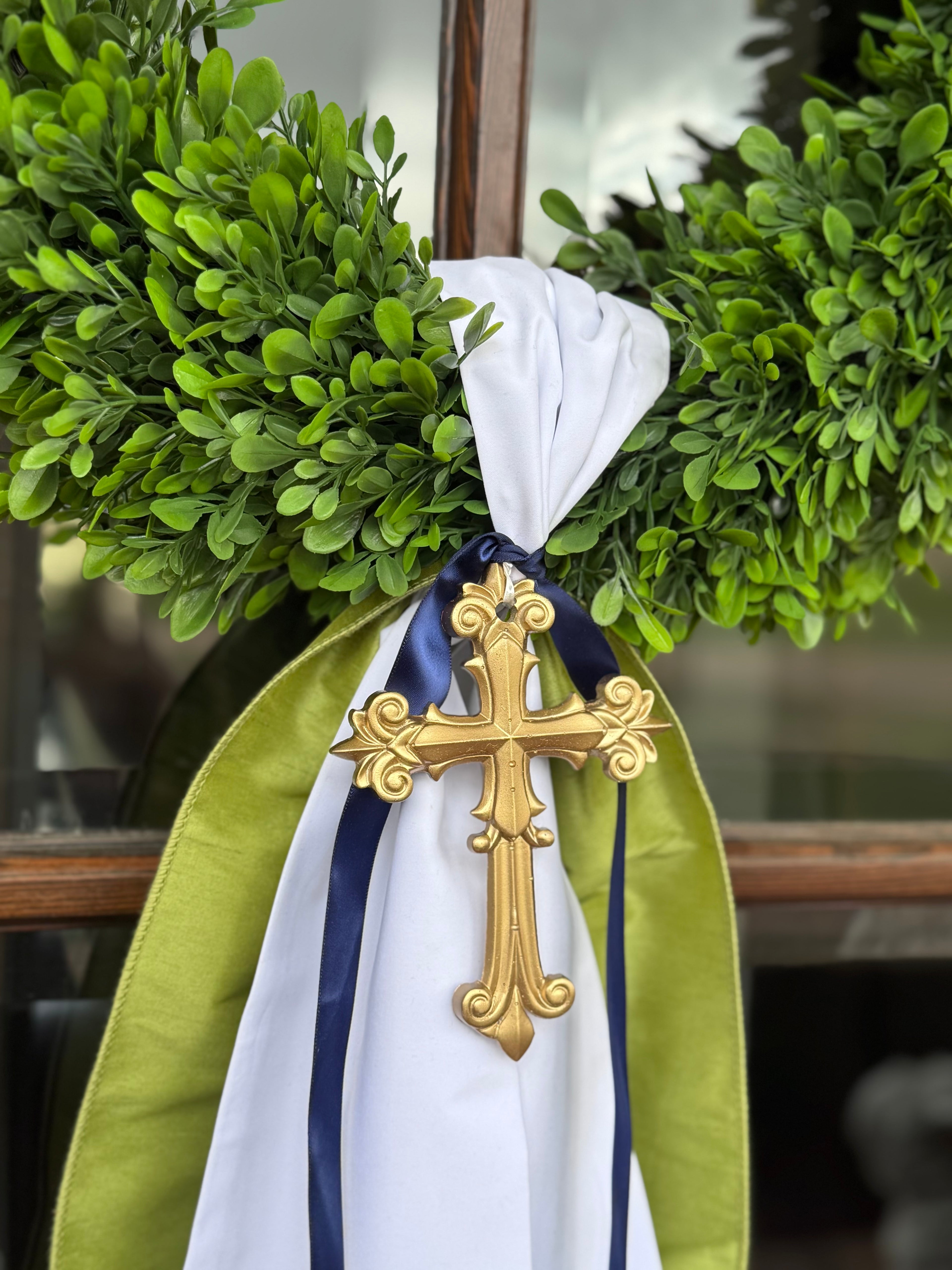 Wreath Ornament - Cross