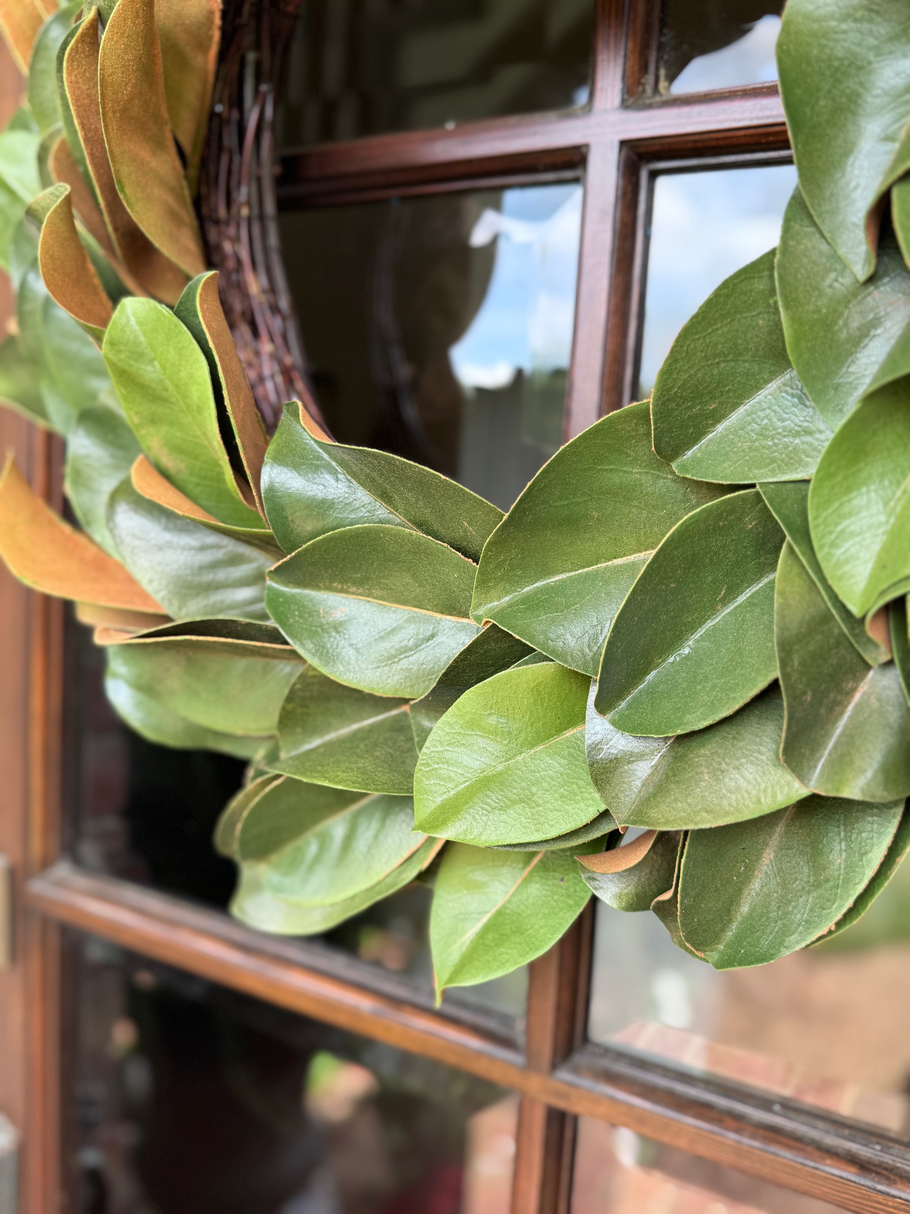Real Touch Magnolia Wreath