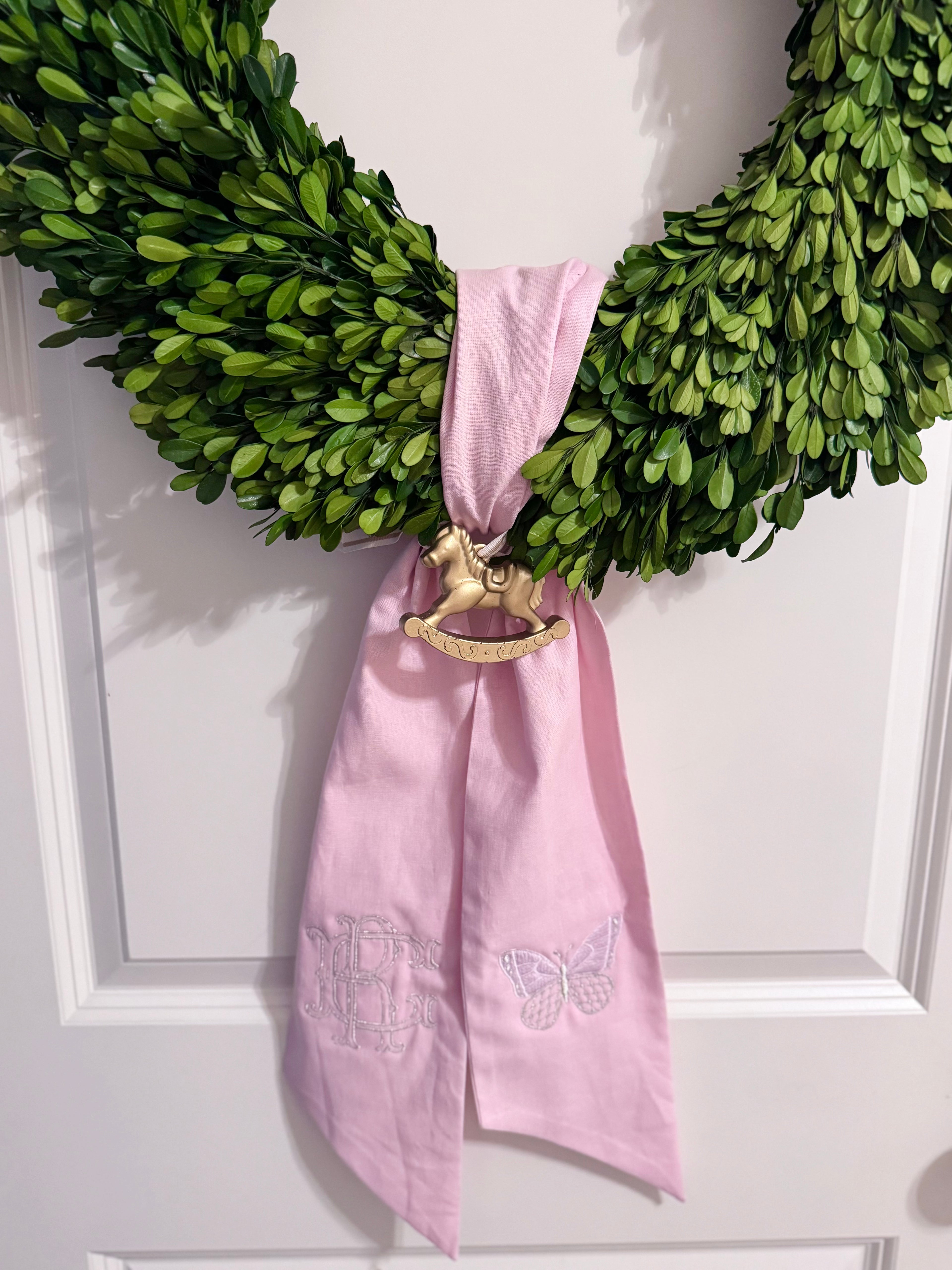 Wreath Ornament - Rocking Horse