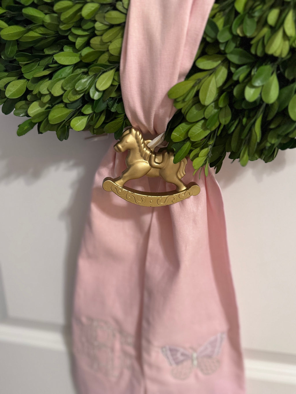 Wreath Ornament - Rocking Horse
