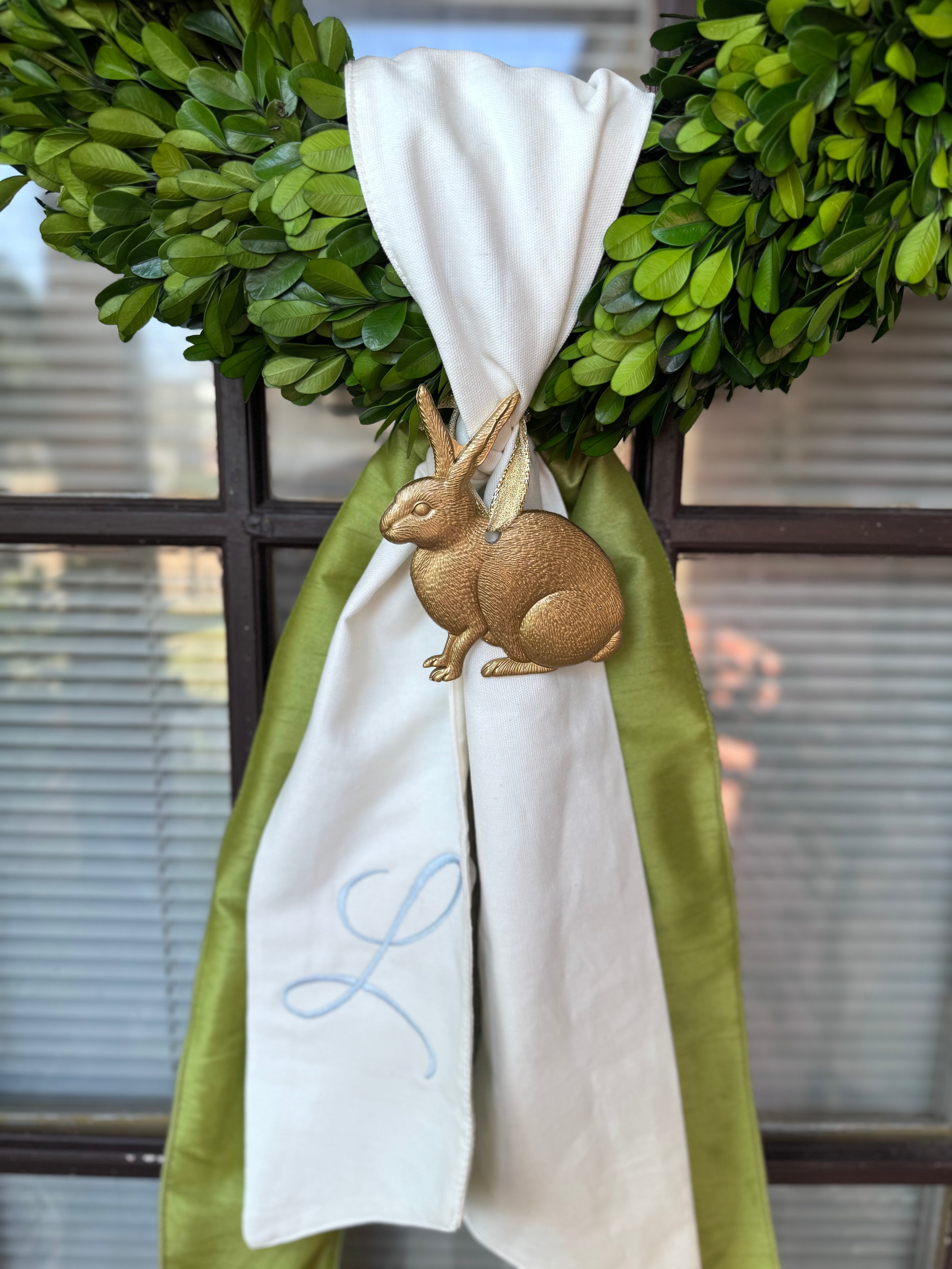 Wreath Ornament - Bunny