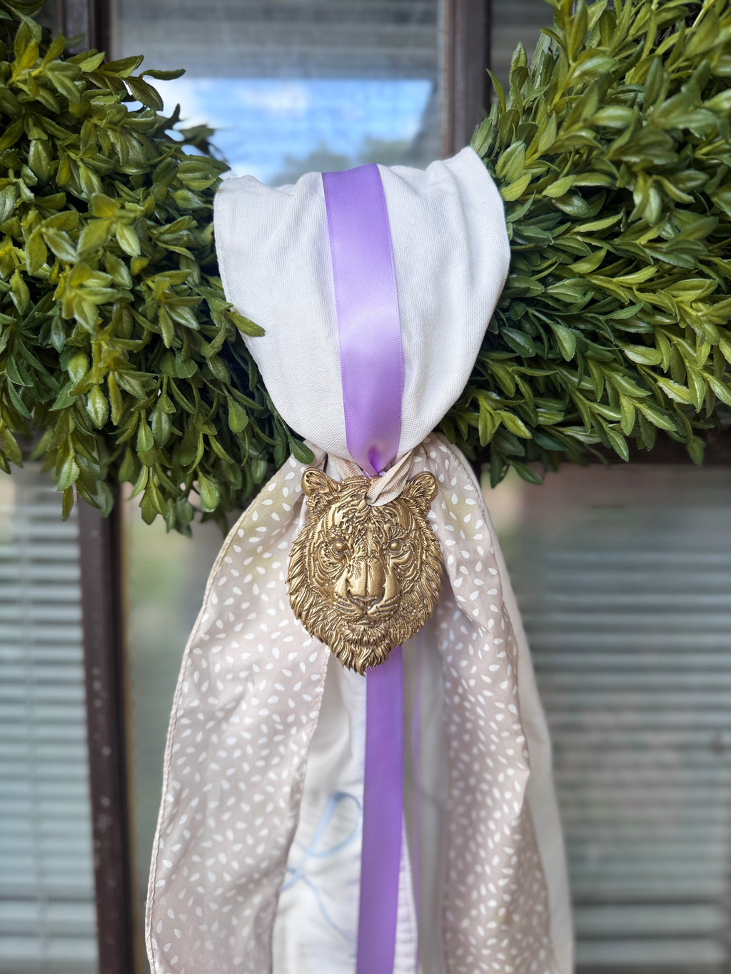 Wreath Ornament - Tiger