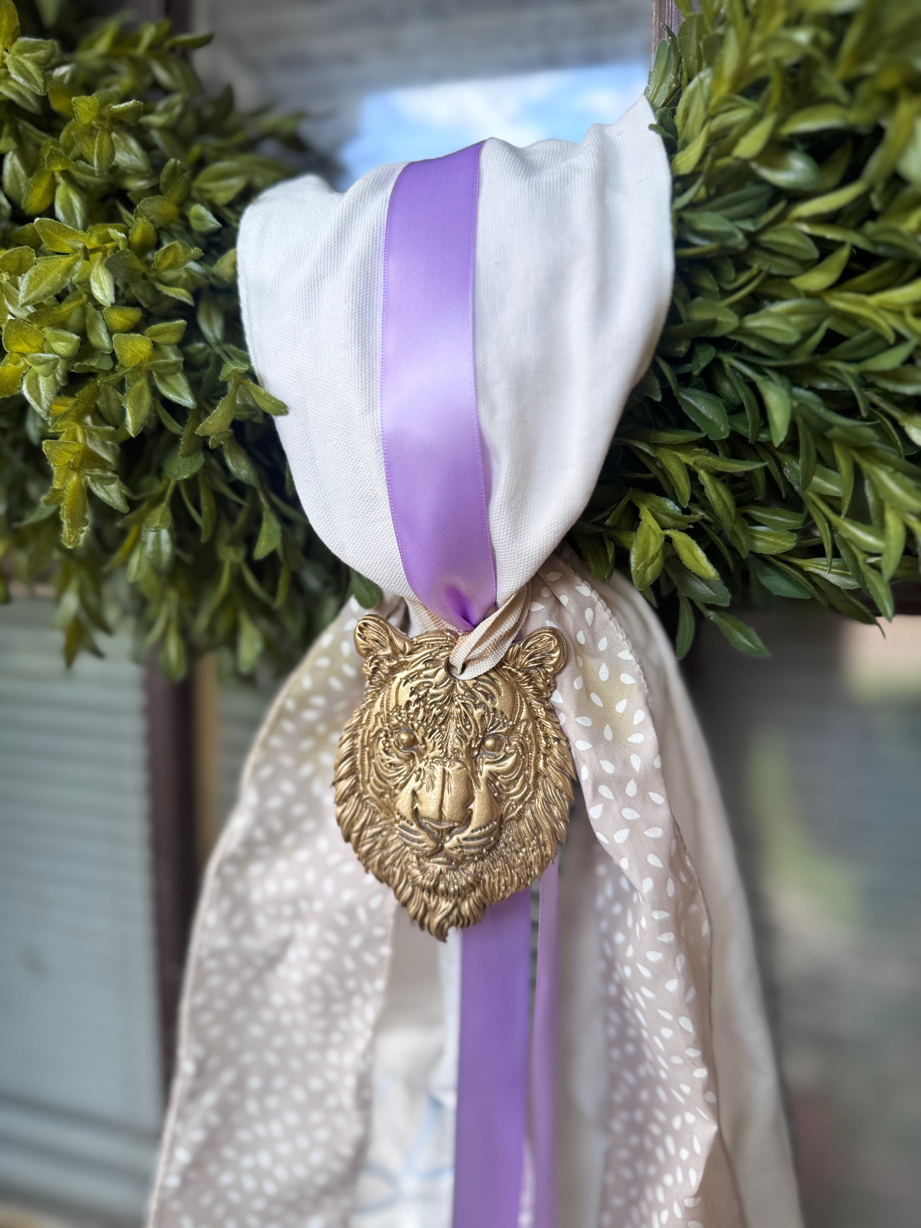 Wreath Ornament - Tiger