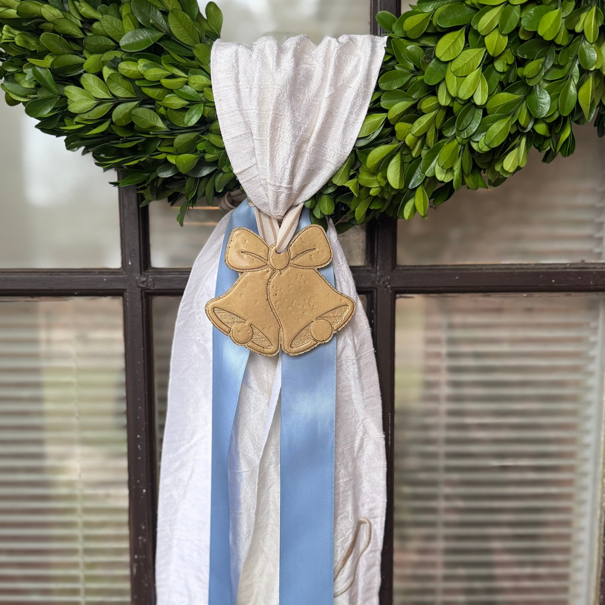 Wreath Ornament - Wedding Bells