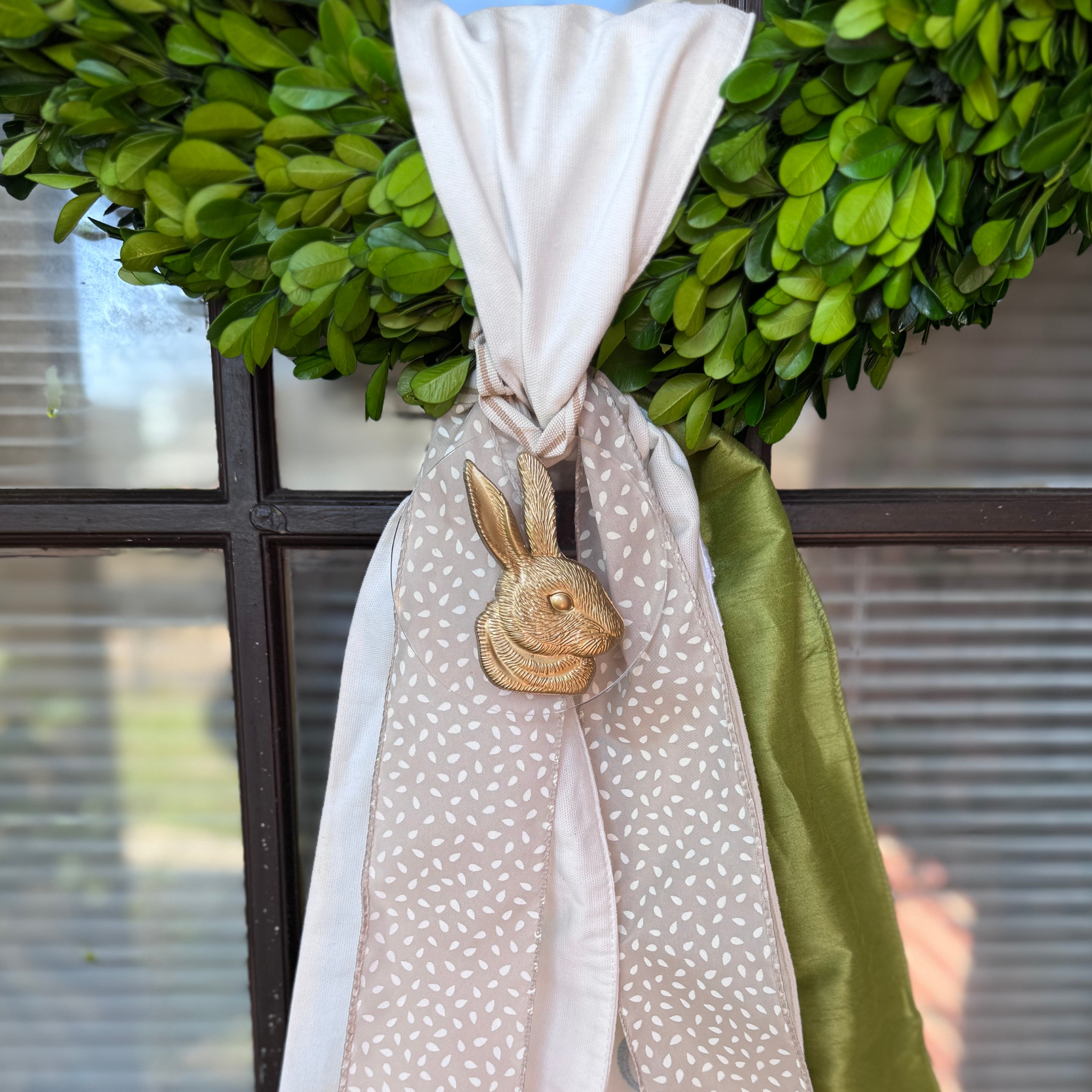 Wreath Ornament - Small Bunny