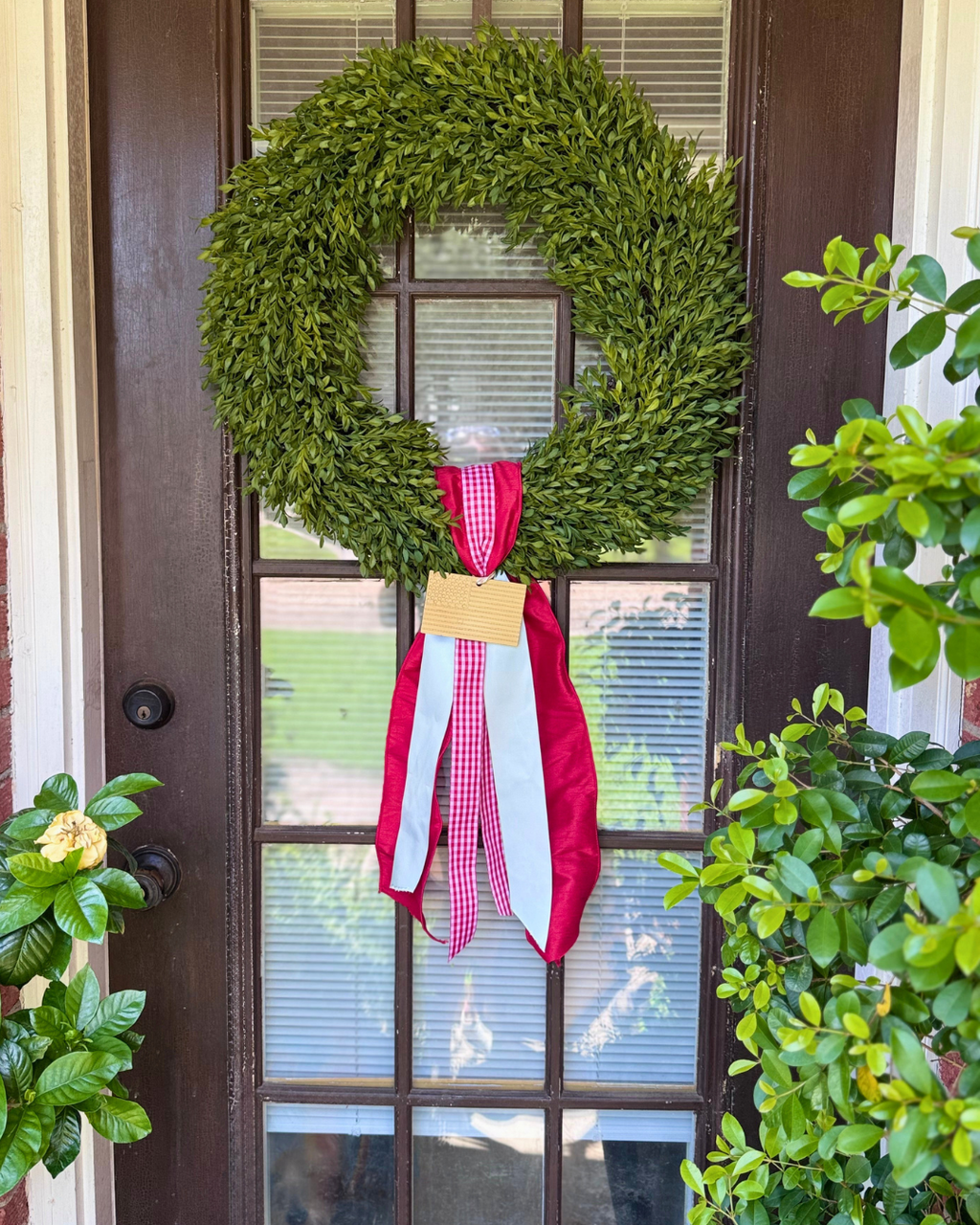Wreath Ornament - American Flag